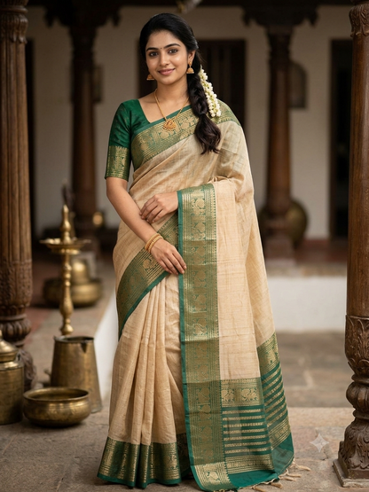 Pure Cotton Silk Saree