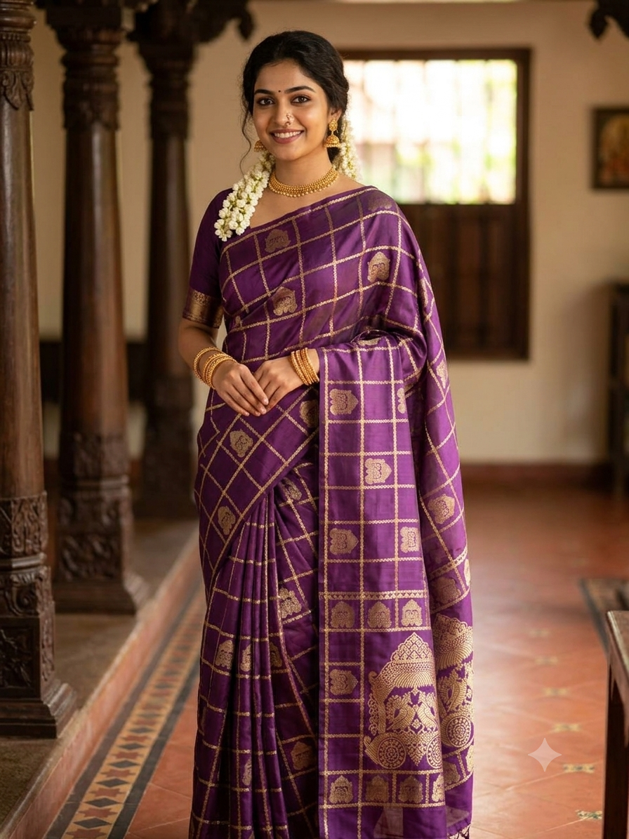 Pure Mysore Silk Saree.