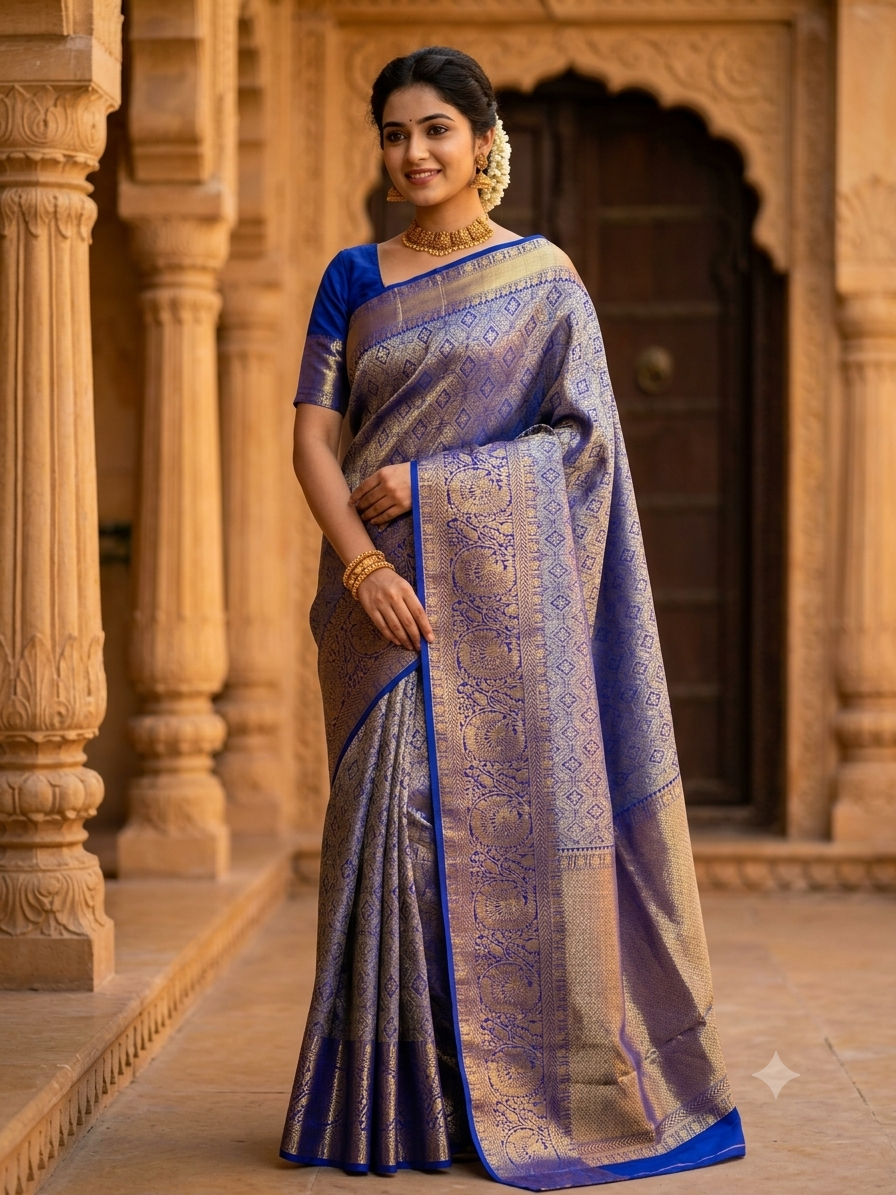 Pure Kanchipuram Silk Saree