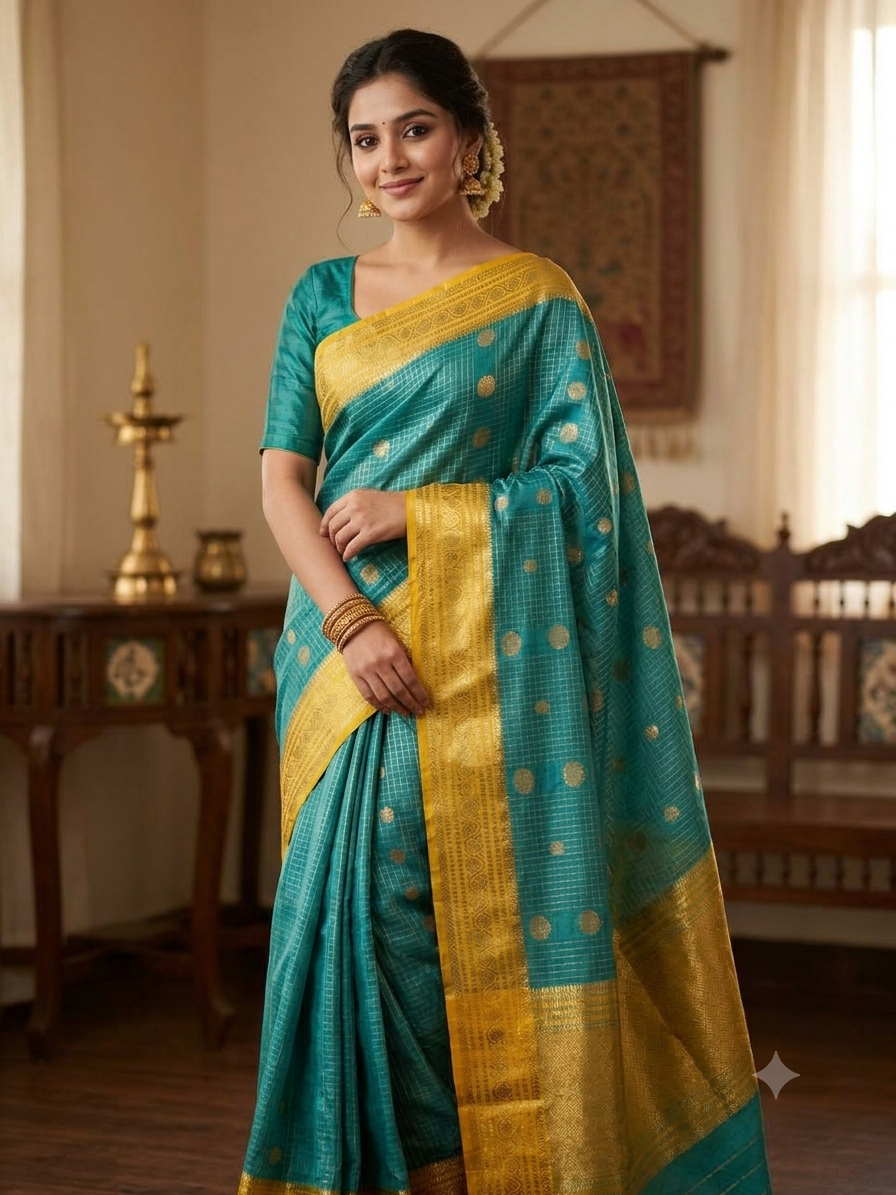 Pure Mysore Silk Saree.