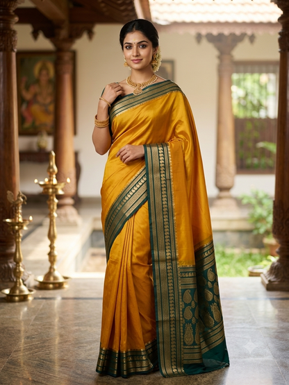 Pure Mysore Silk Saree ( 60 Grams )