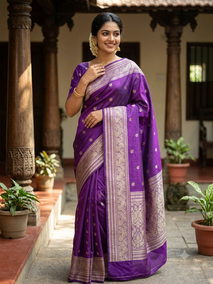 Kanchi Mix Silk Saree