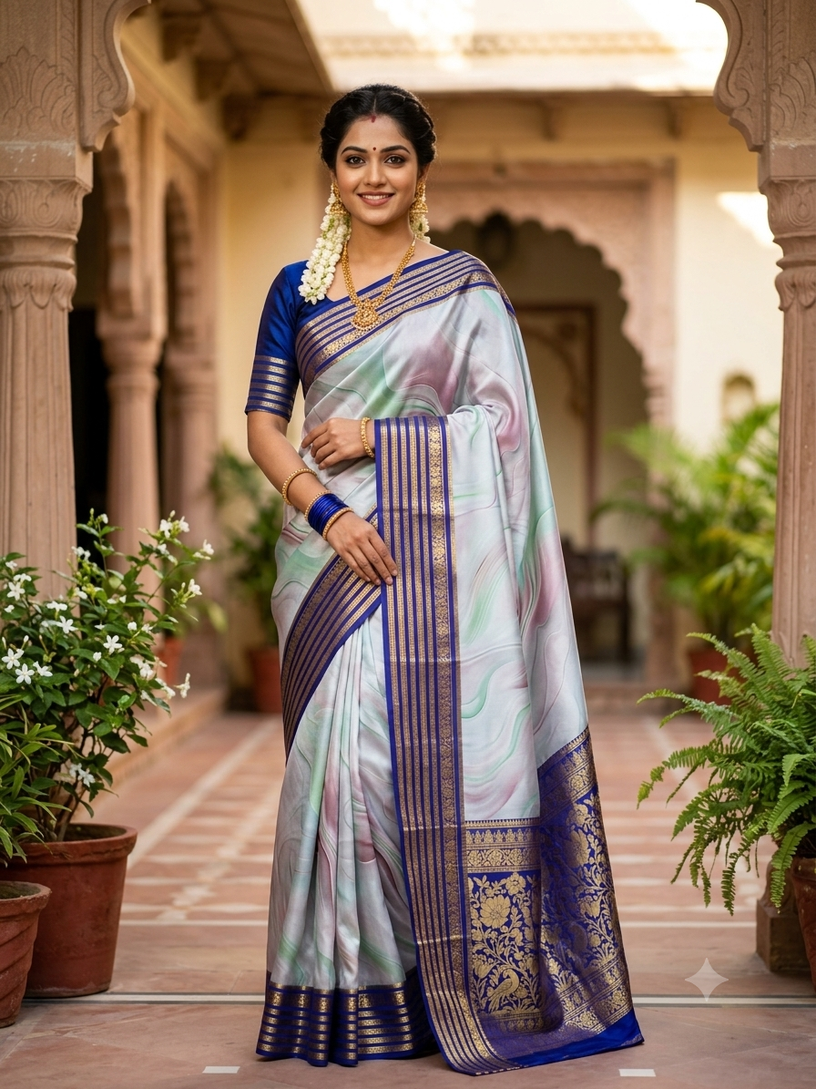 Pure Mysore Silk Saree.