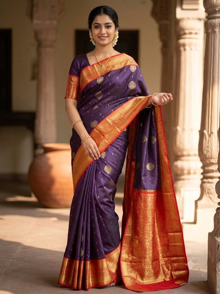Kanchi Mix Silk Saree