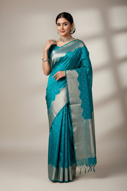 Kanchi Mix Silk Saree