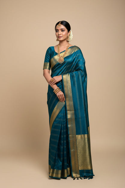 Pure Mysore Silk Saree ( 60 Grams )