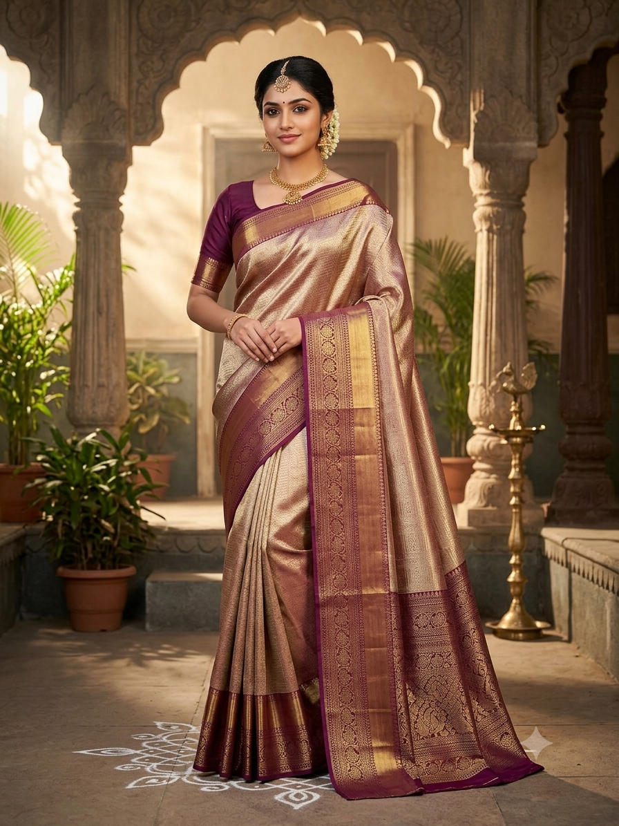 Pure Kanchipuram Silk Saree