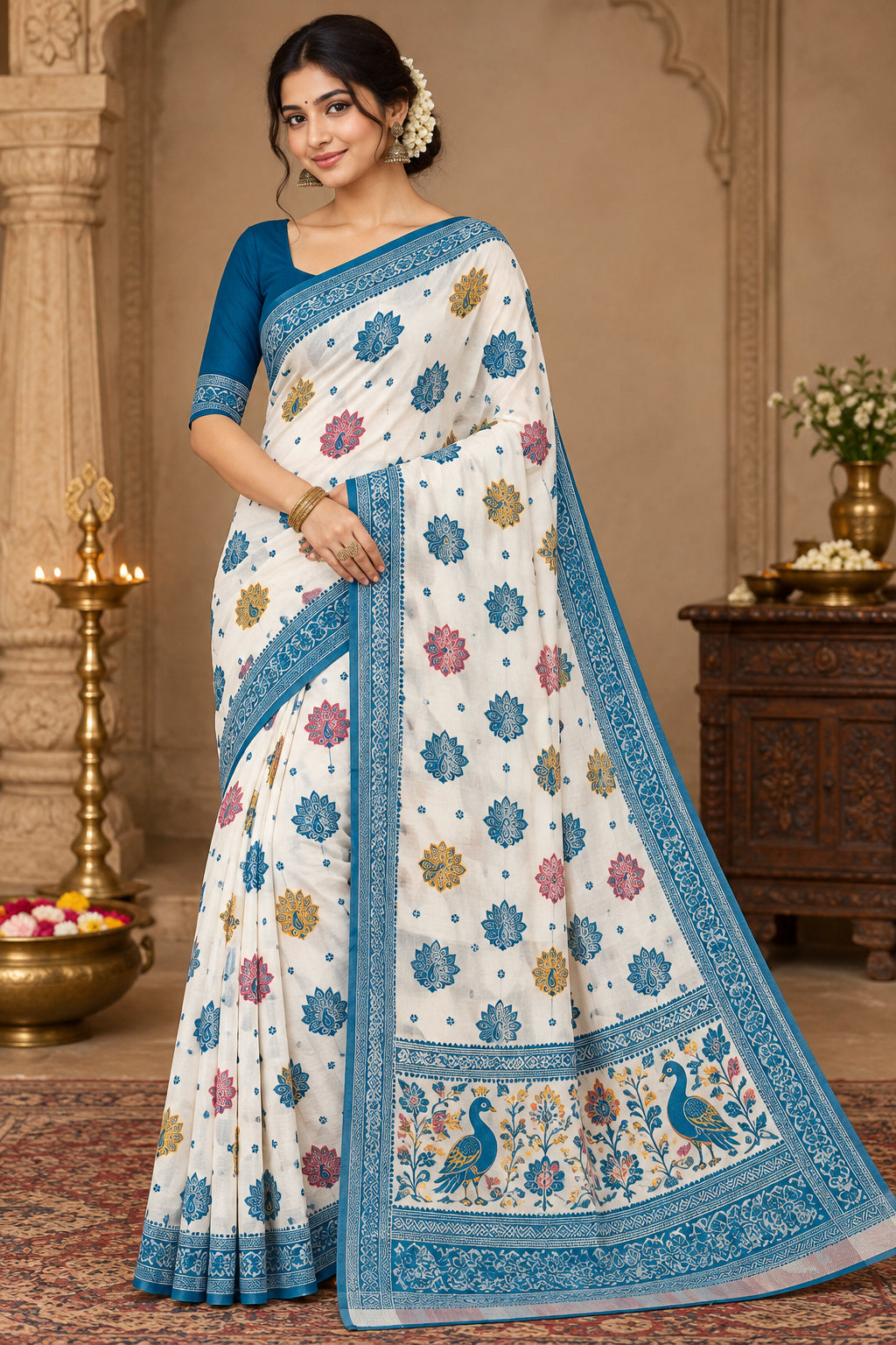 Pure Cotton Silk Saree