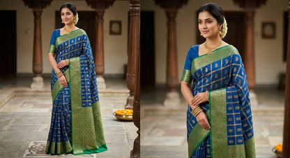 Pure Mysore Silk Saree.