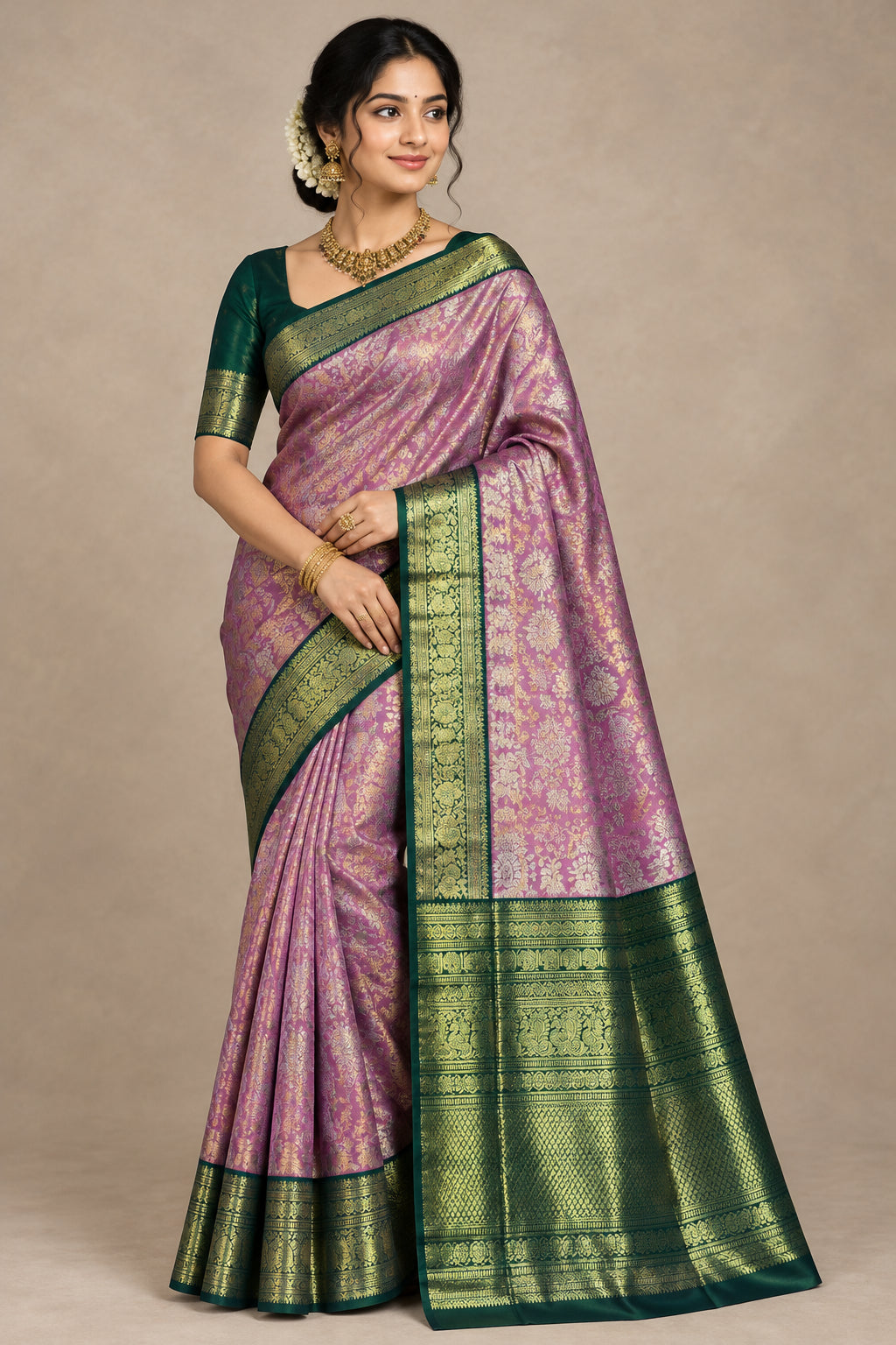 Pure Kanchipuram Silk Saree