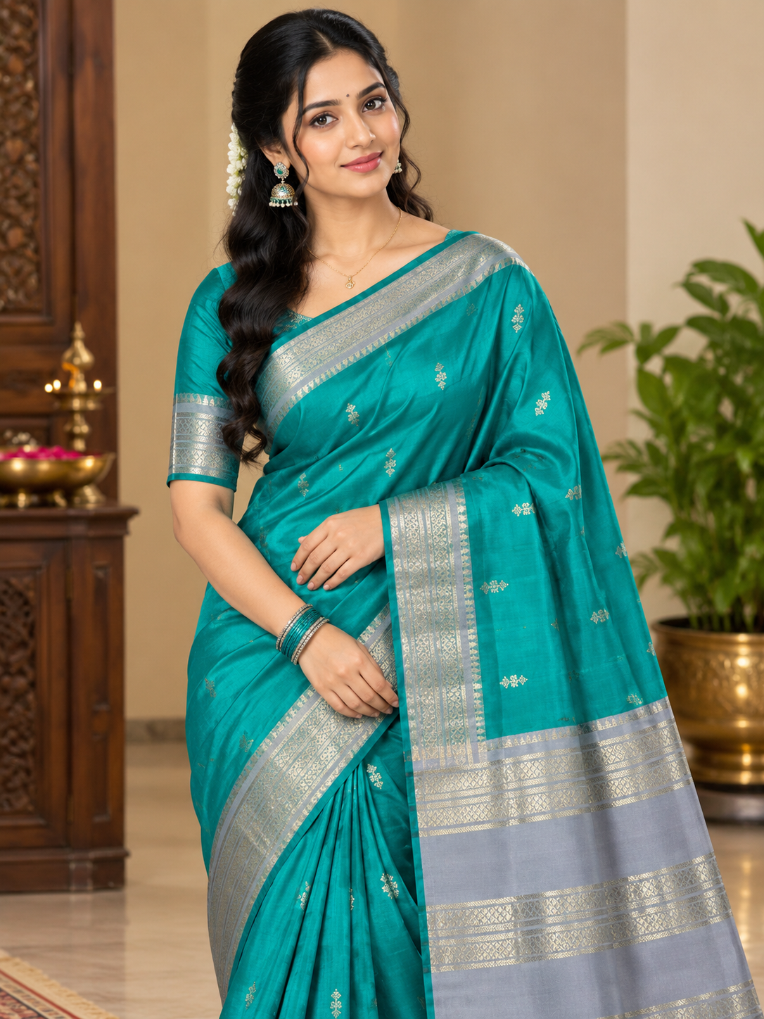 Pure Kanchipuram Silk Saree
