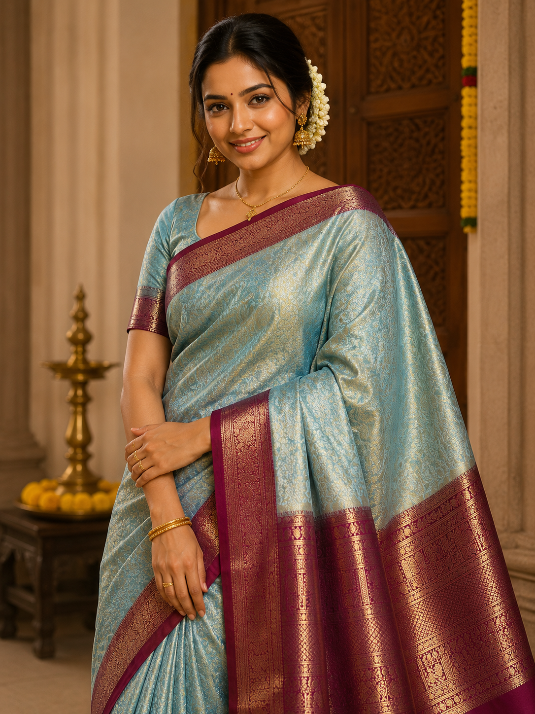 Pure Kanchipuram Silk Saree