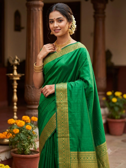 Pure Mysore Silk Saree.