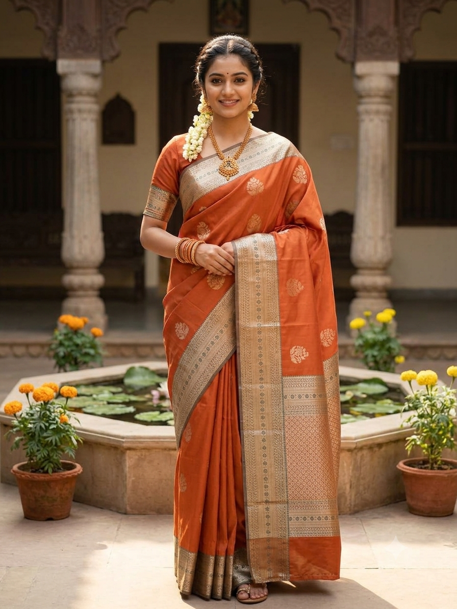 Kanchi Mix Silk Saree