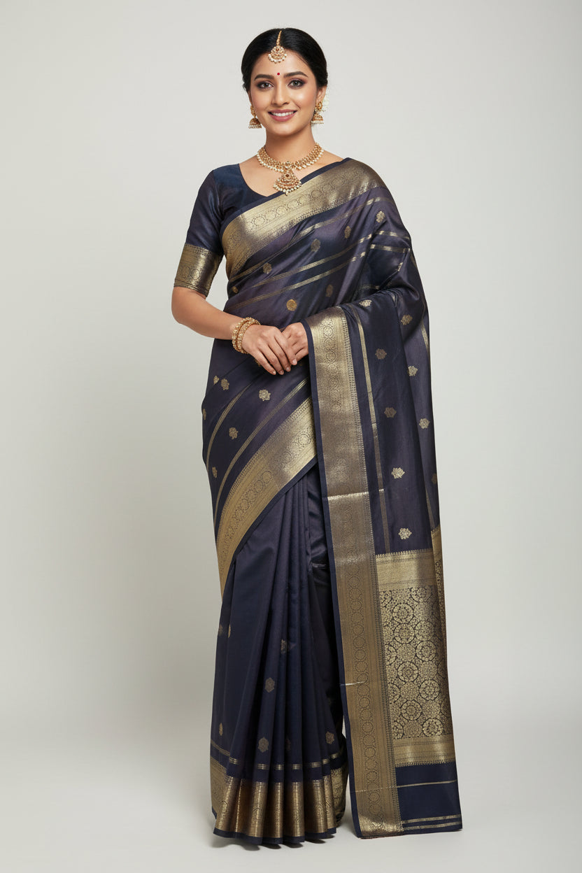 Kanchi Mix Silk Saree