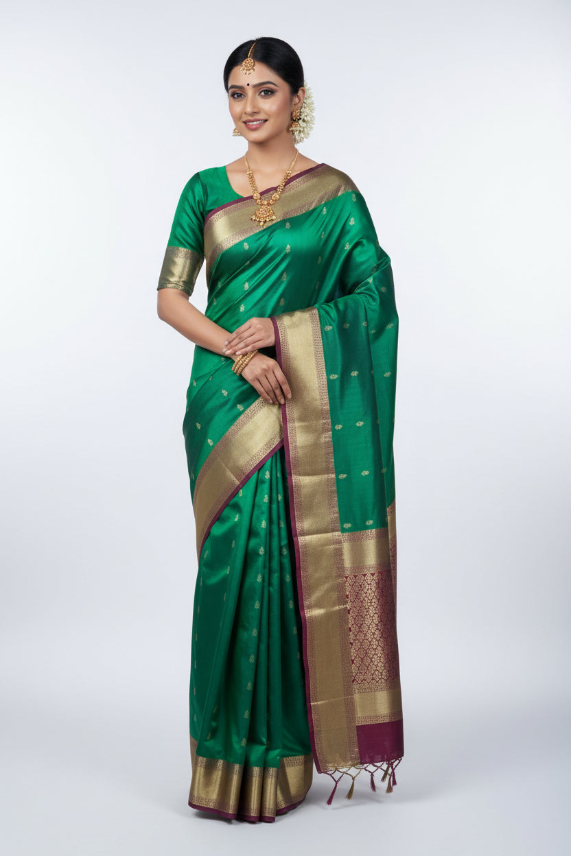 Kanchi Mix Silk Saree