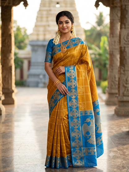 Pure Mysore Silk Saree.
