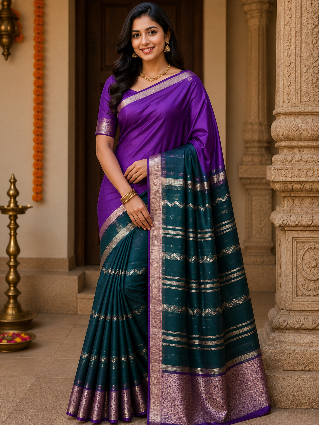 Artificial / Mix Crape Sarees