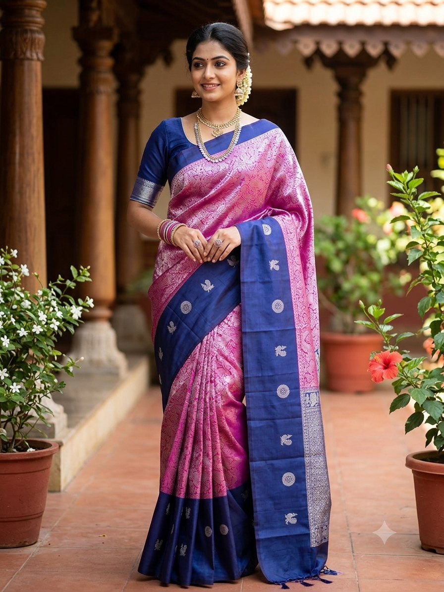 Pure Kanchipuram Silk Saree