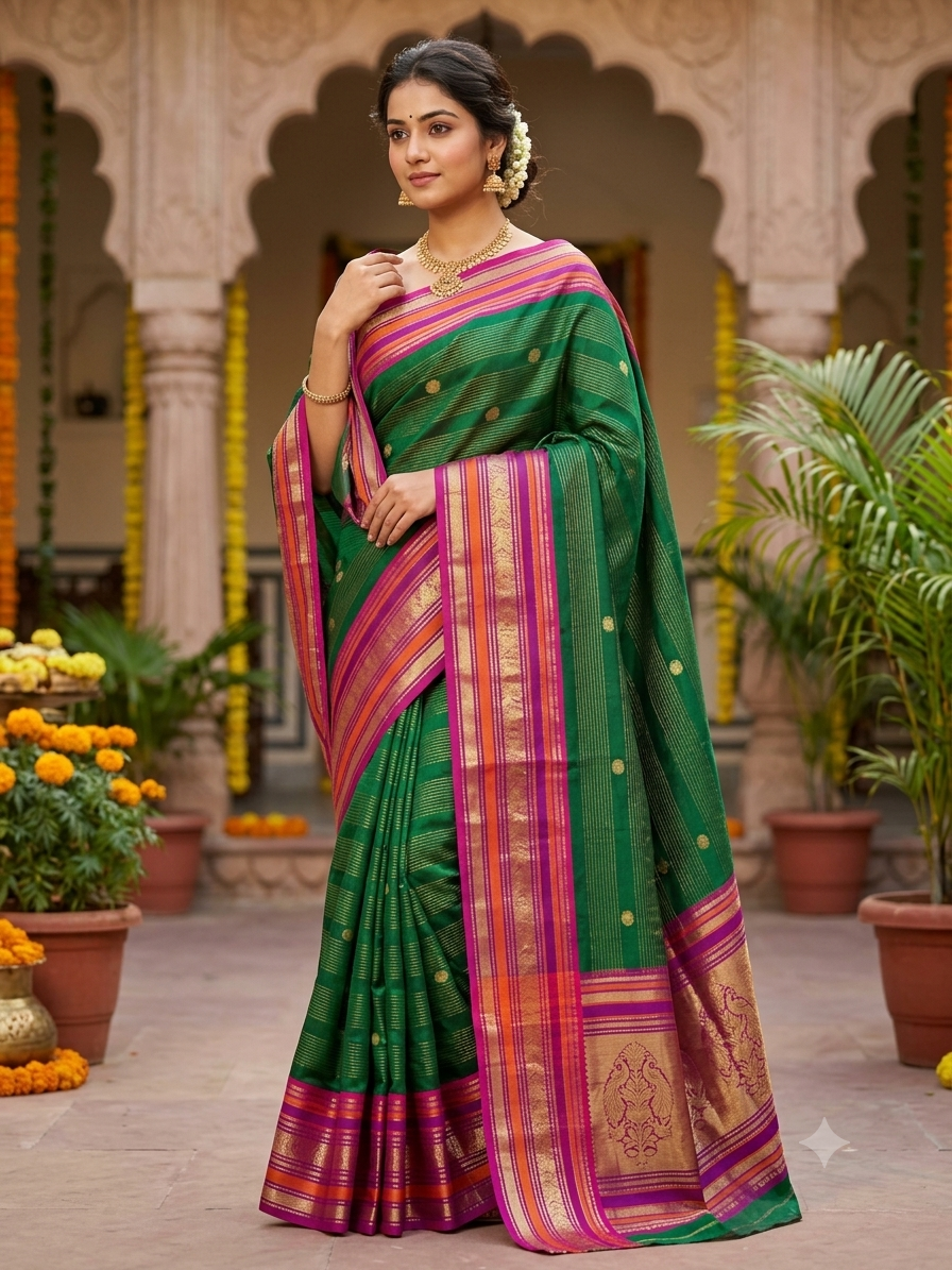 Pure Kanchipuram Silk Saree