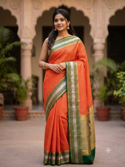 Pure Mysore Silk Saree.
