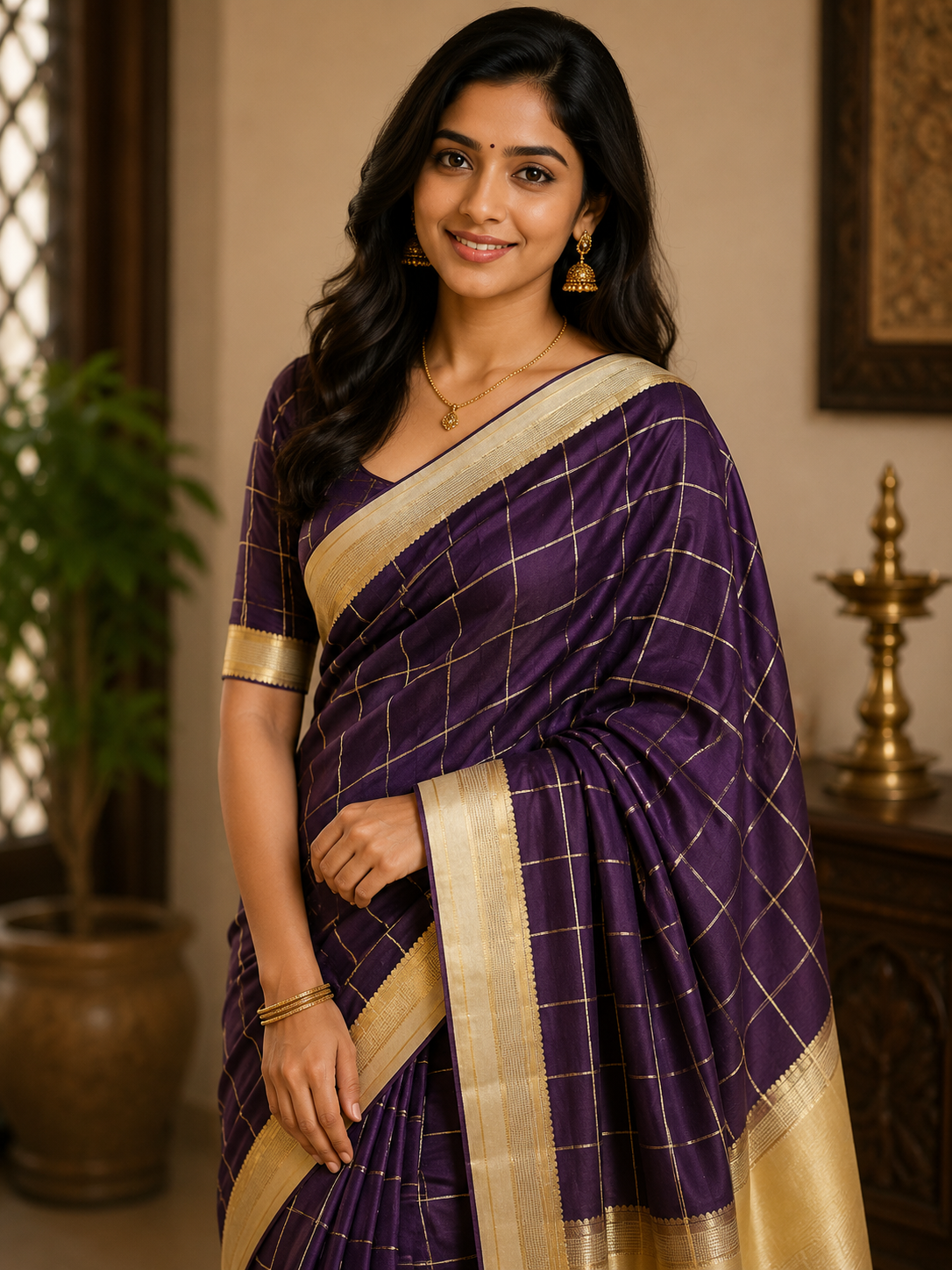 Pure Mysore Silk Saree.