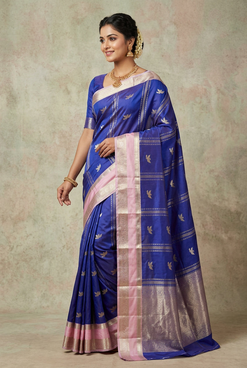 Kanchi Mix Silk Saree