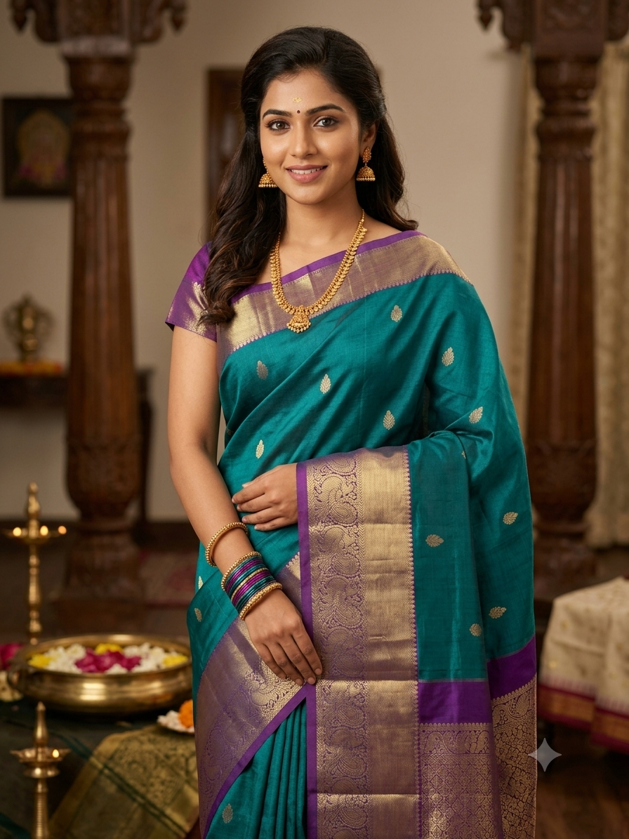 Pure Kanchipuram Silk Saree