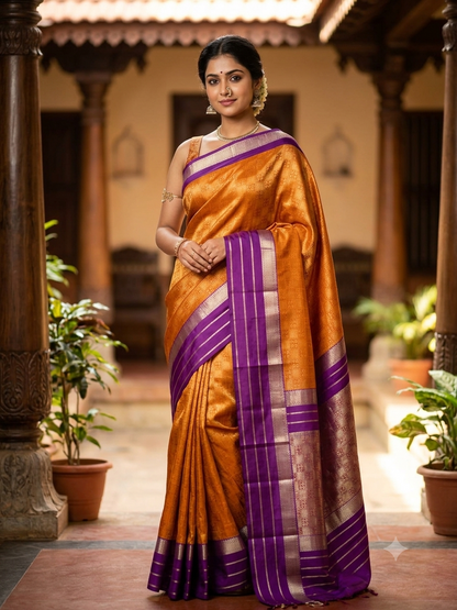 Kanchi Mix Silk Saree