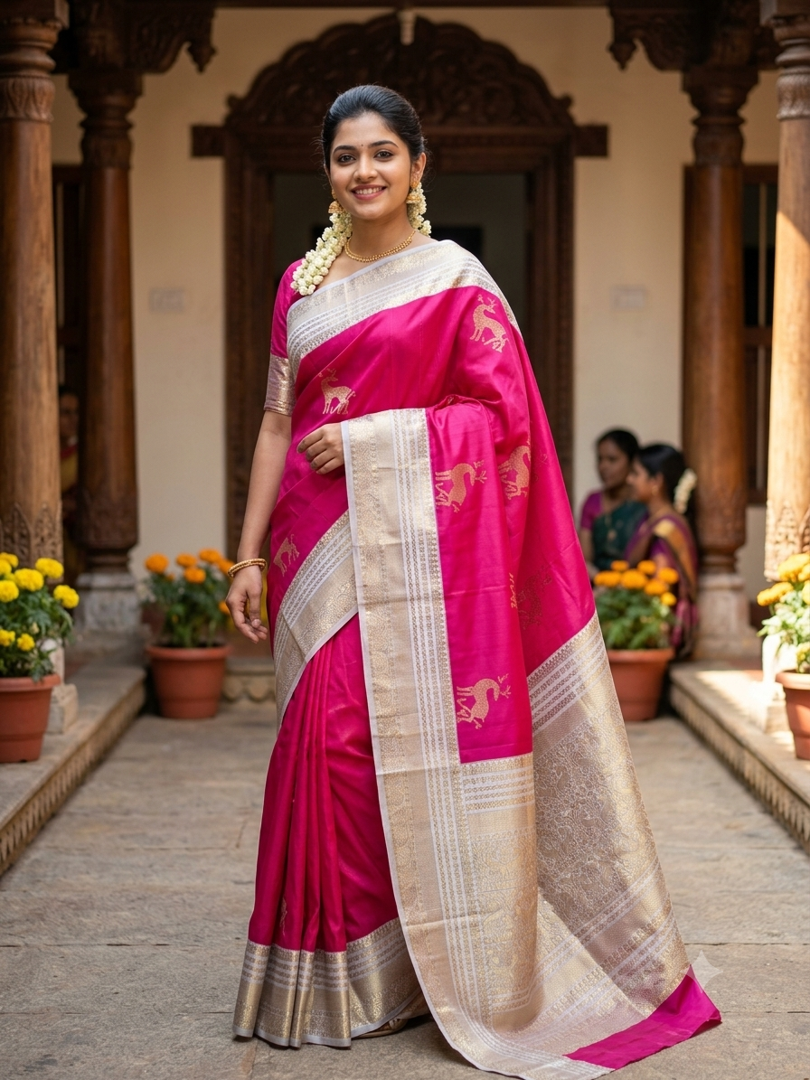 Pure Kanchipuram Silk Saree