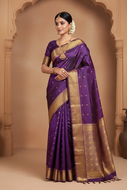 Kanchi Mix Silk Saree