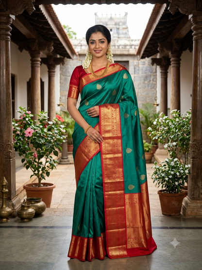 Kanchi Mix Silk Saree
