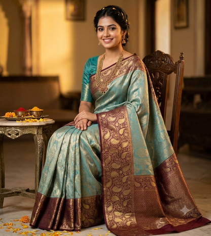 Kanchi Mix Silk Saree
