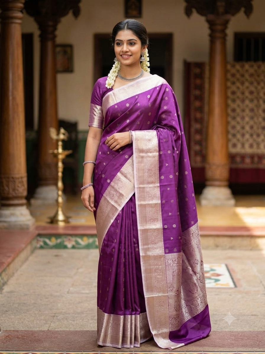 Pure Kanchipuram Silk Saree