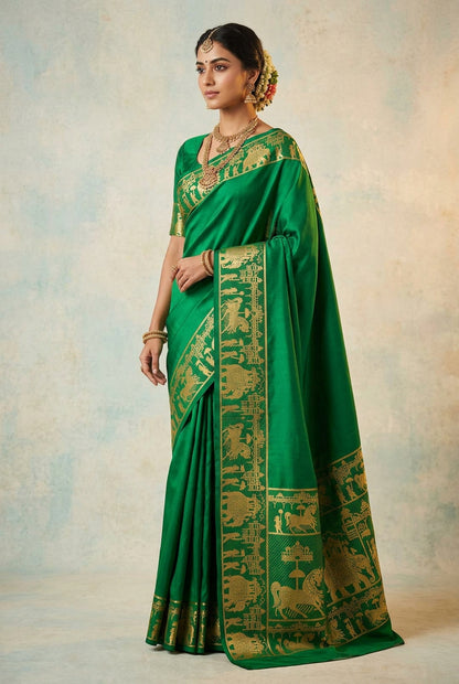 Pure Mysore Silk Saree.