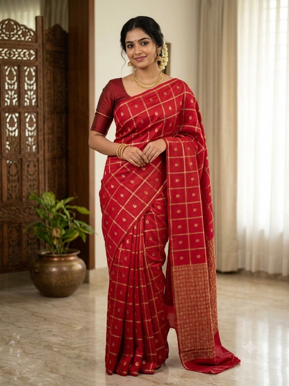 Pure Mysore Silk Saree.