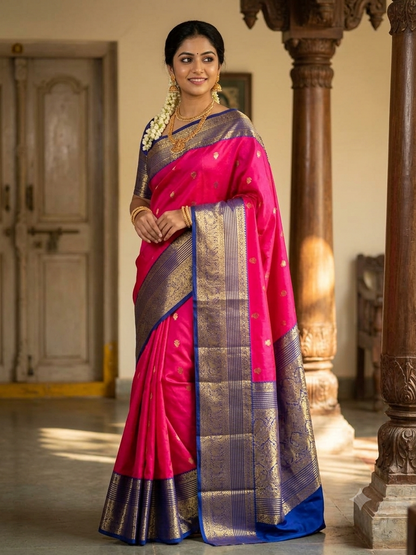 Kanchi Mix Silk Saree