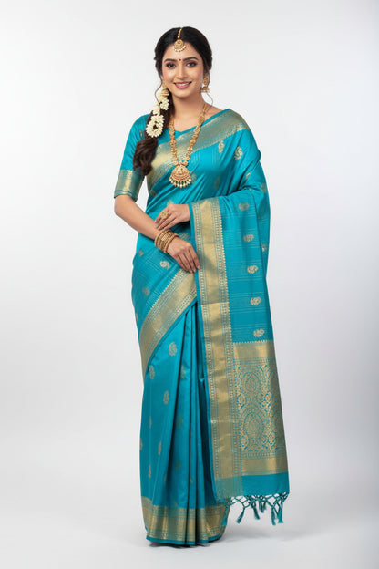 Kanchi Mix Silk Saree