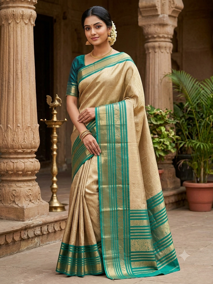 Kanchi Mix Silk Saree