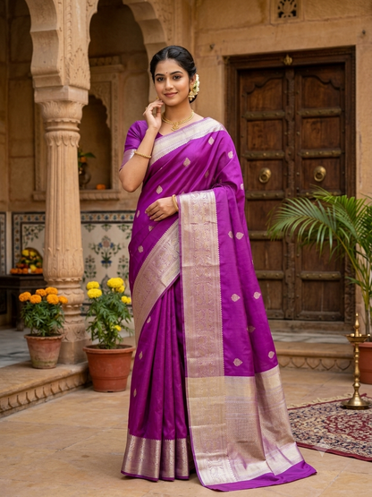 Kanchi Mix Silk Saree