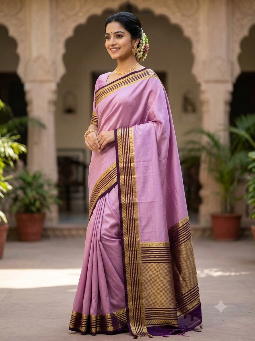 Pure Mysore Silk Saree ( 60 Grams )