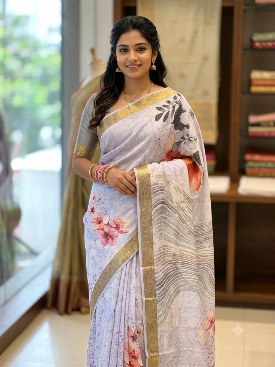 Pure Mysore Silk Saree.