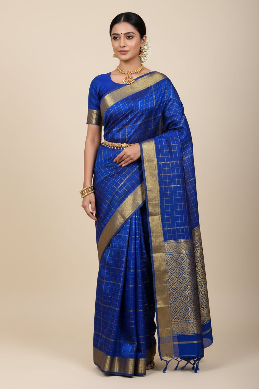 Pure Mysore Silk Saree.