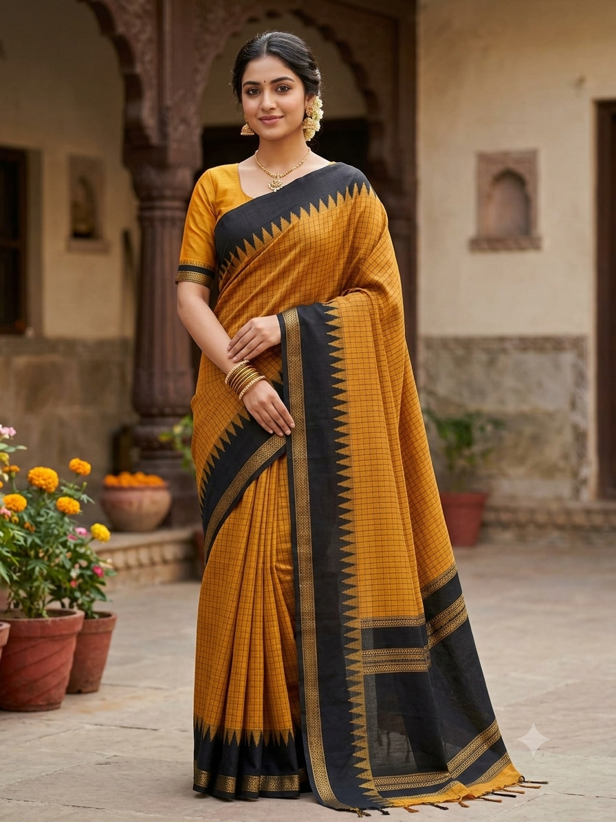 Pure Cotton Silk Saree