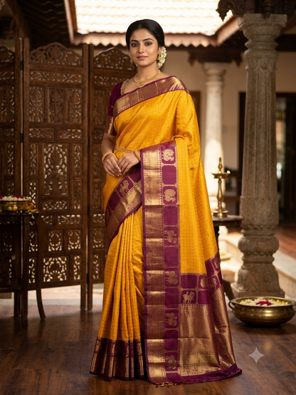 Pure Kanchipuram Silk Saree