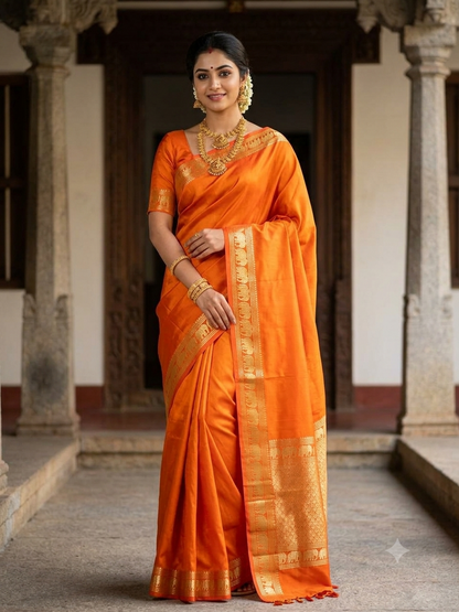 Pure Mysore Silk Saree.