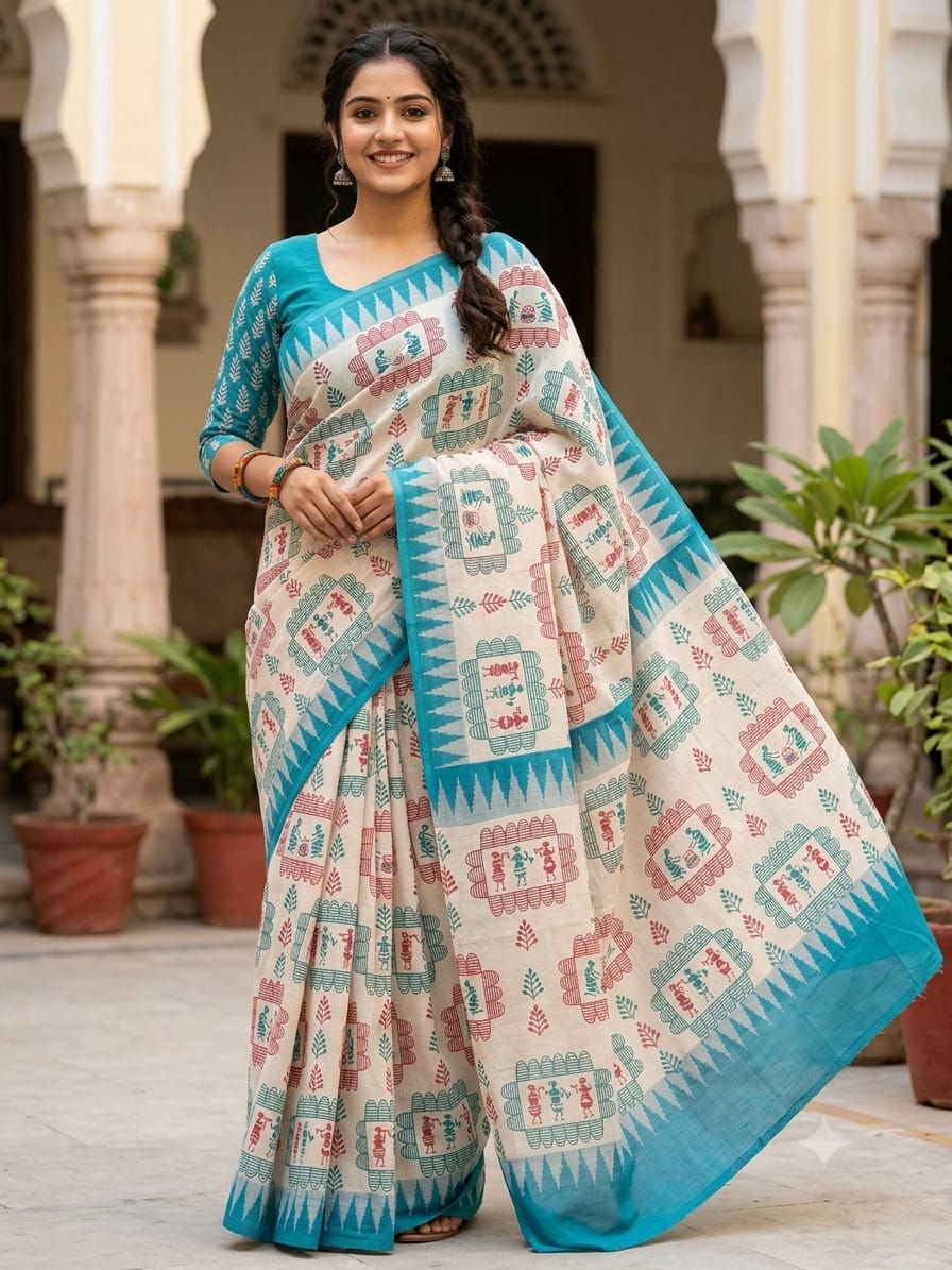Pure Cotton Silk Saree