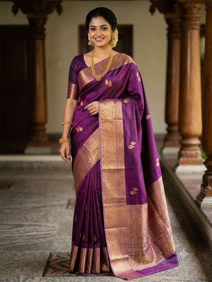 Kanchi Mix Silk Saree