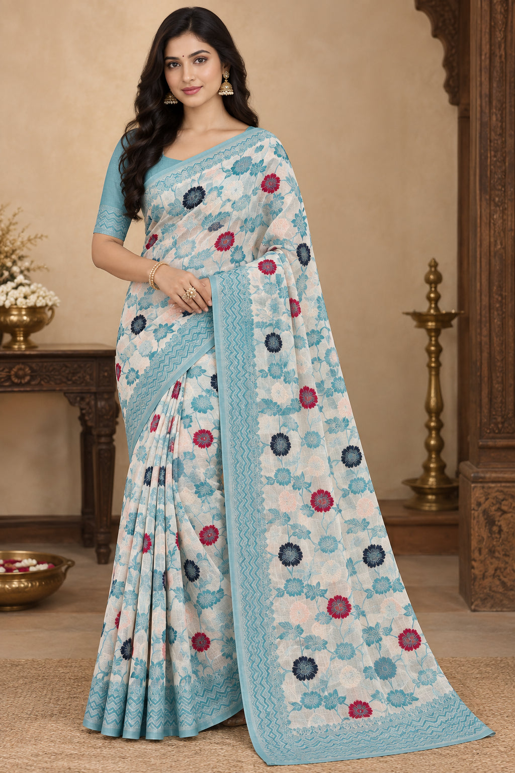 Pure Cotton Silk Saree