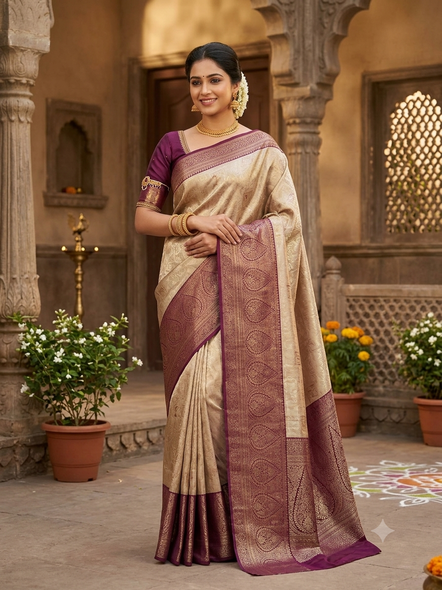 Pure Kanchipuram Silk Saree